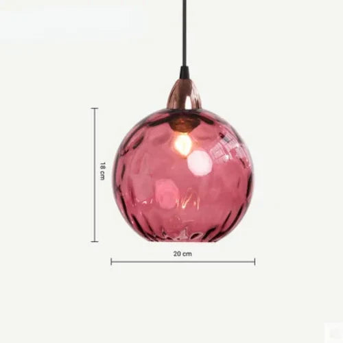 Glass Ball Pendant Lamp - LumiSphere