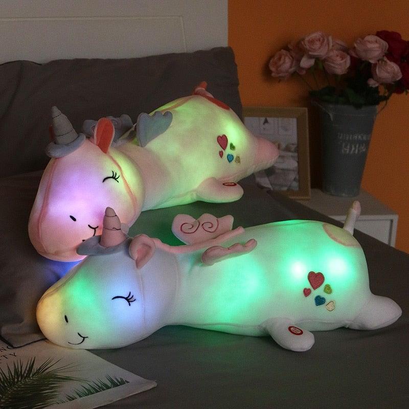 Lumicorn Rainbow LED Unicorn Plush
