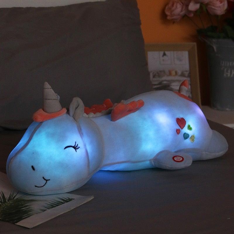 Lumicorn Rainbow LED Unicorn Plush