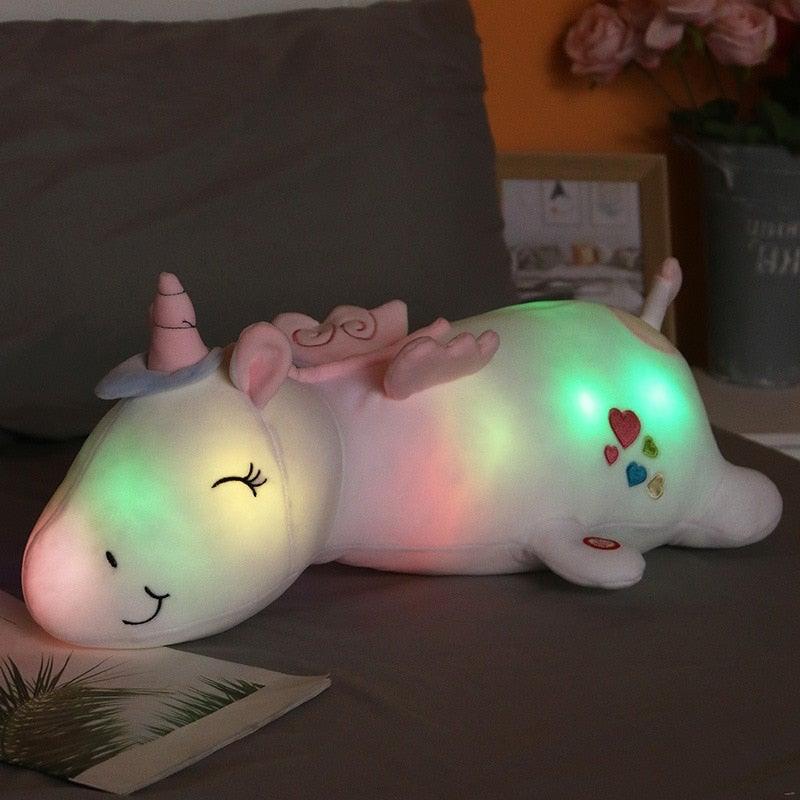 Lumicorn Rainbow LED Unicorn Plush
