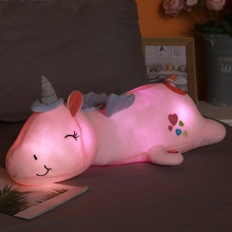 Lumicorn Rainbow LED Unicorn Plush