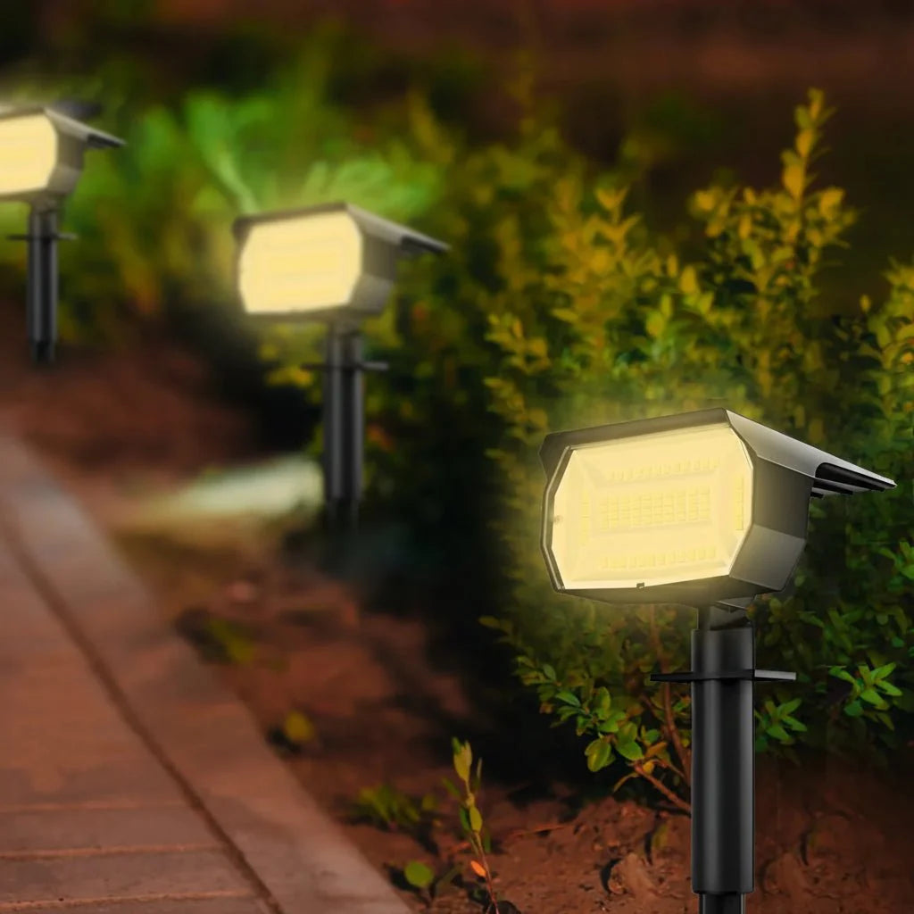 Adjustable Solar Landscape Spotlight