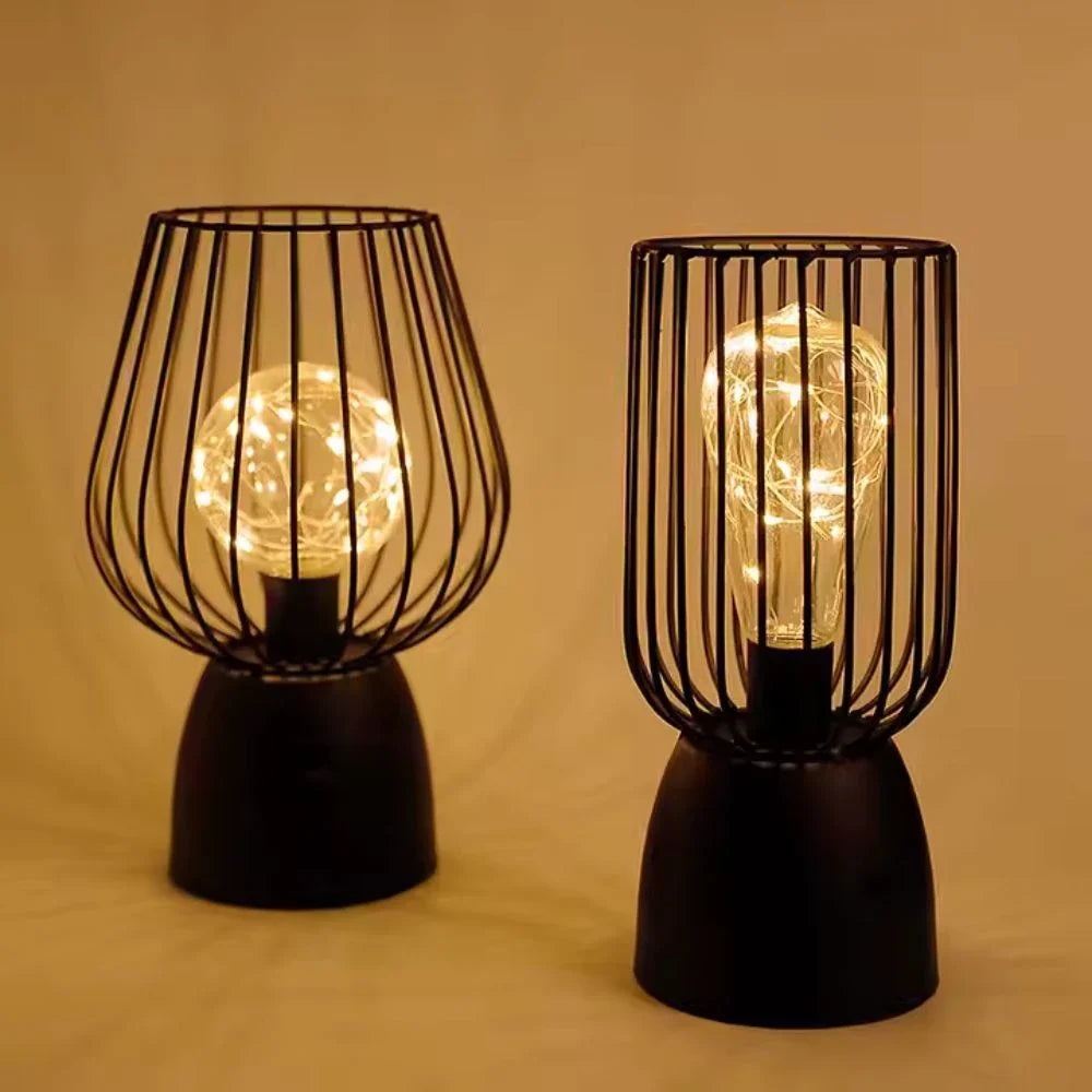 Iron Cage Glow Lamp