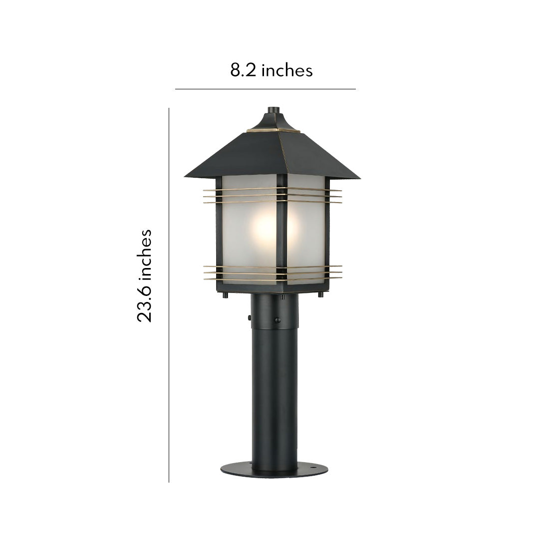 Post Garden Lantern Light