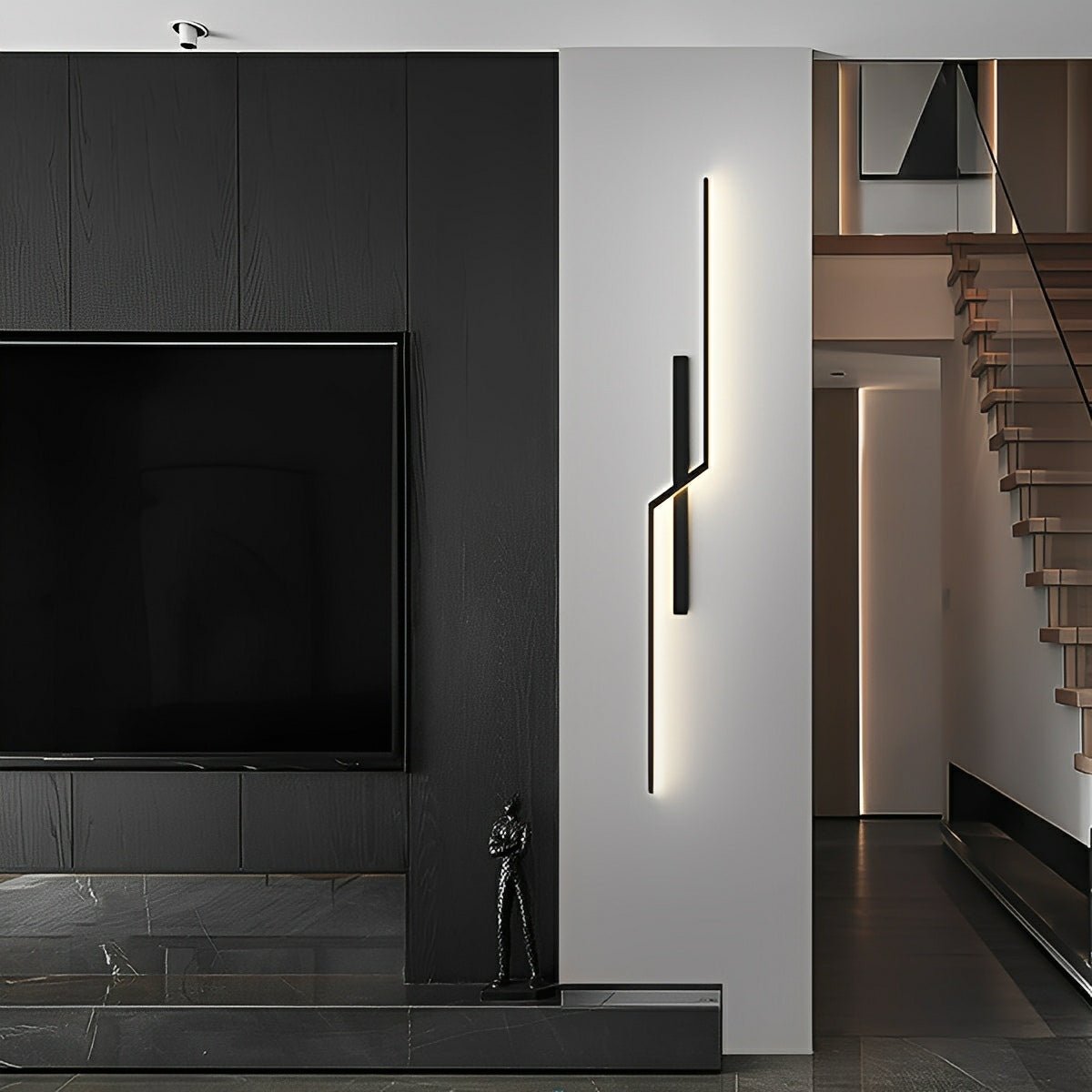 Minimalist Kinked Linear Wall Light