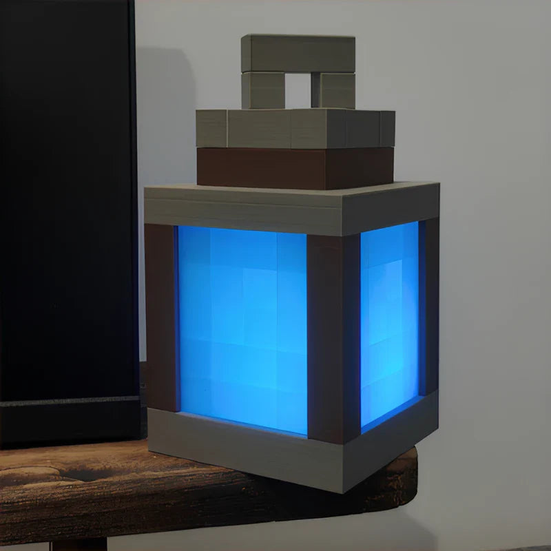 Block LED Wall Lantern