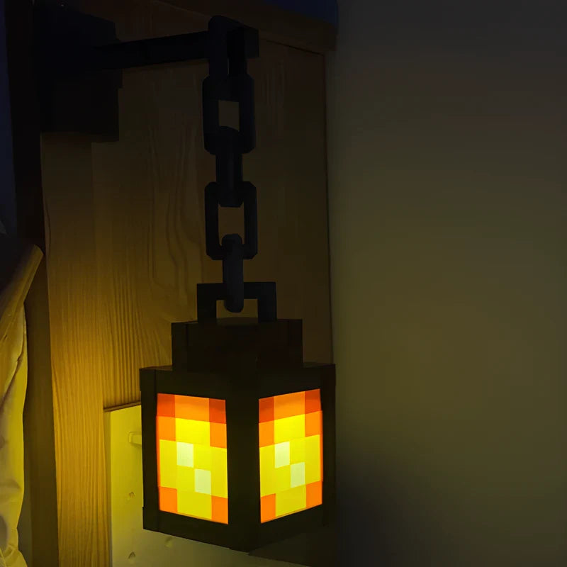 Block LED Wall Lantern