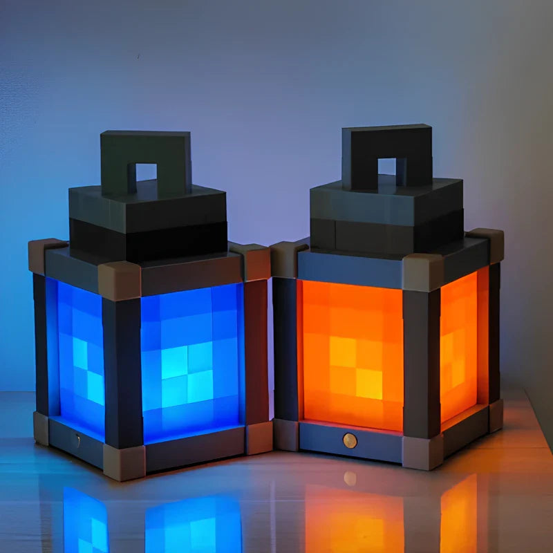 Block LED Wall Lantern