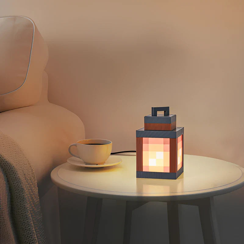Block LED Wall Lantern