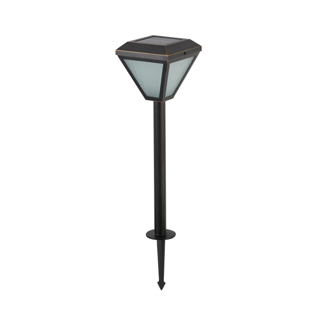 Solar Copper Bollard Garden Light