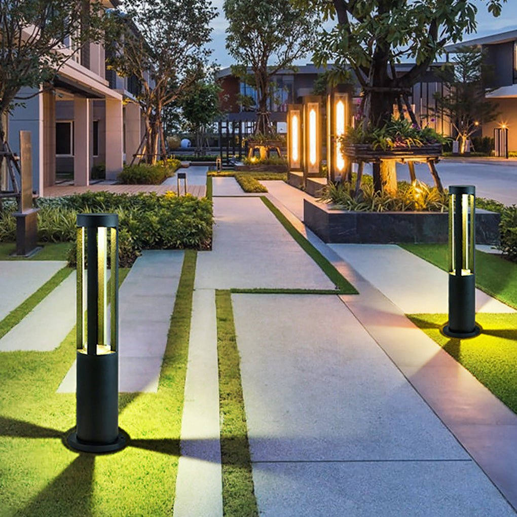 Halo Cutout Bollard Light