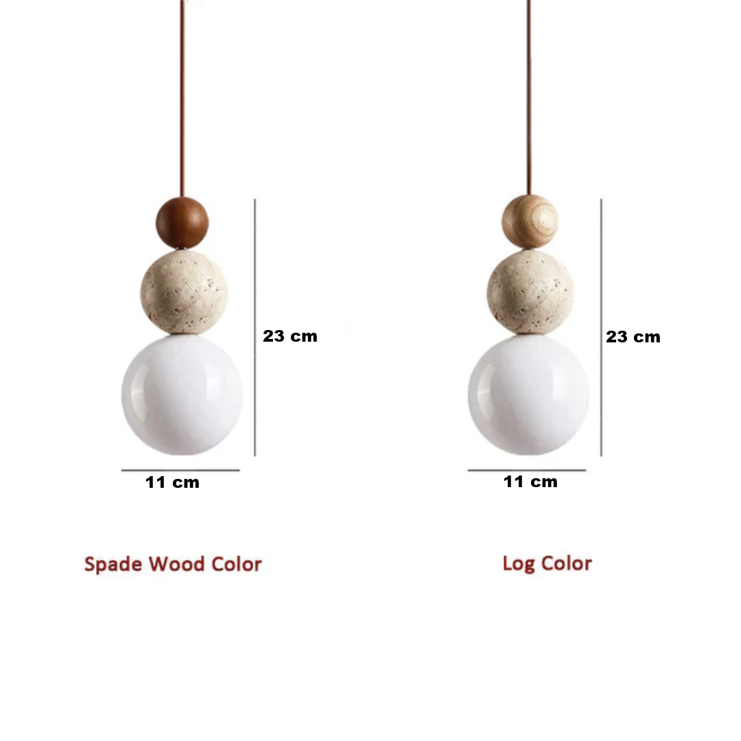 Ceiling Travertine Pendant Light