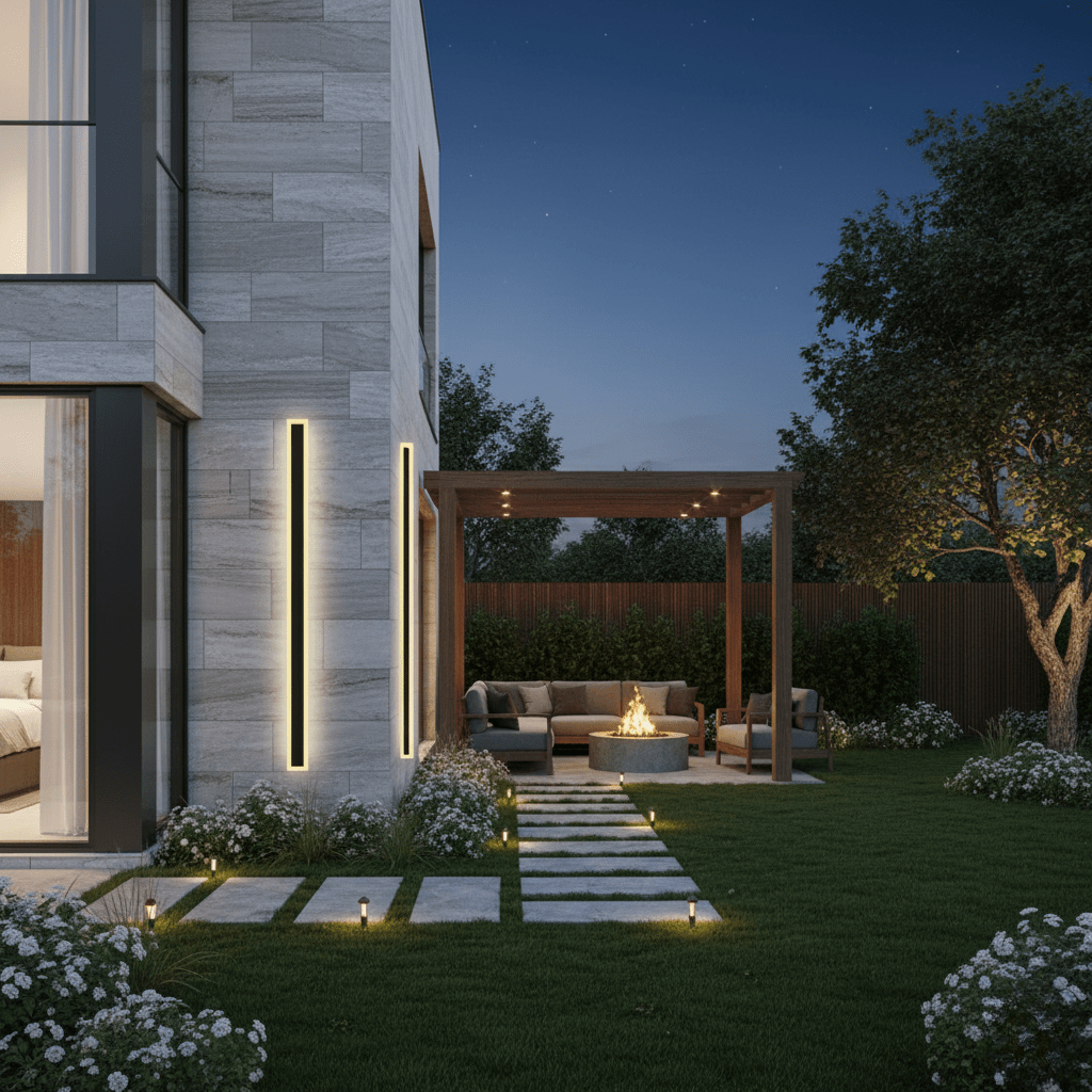 Modern Outdoor Wall Light