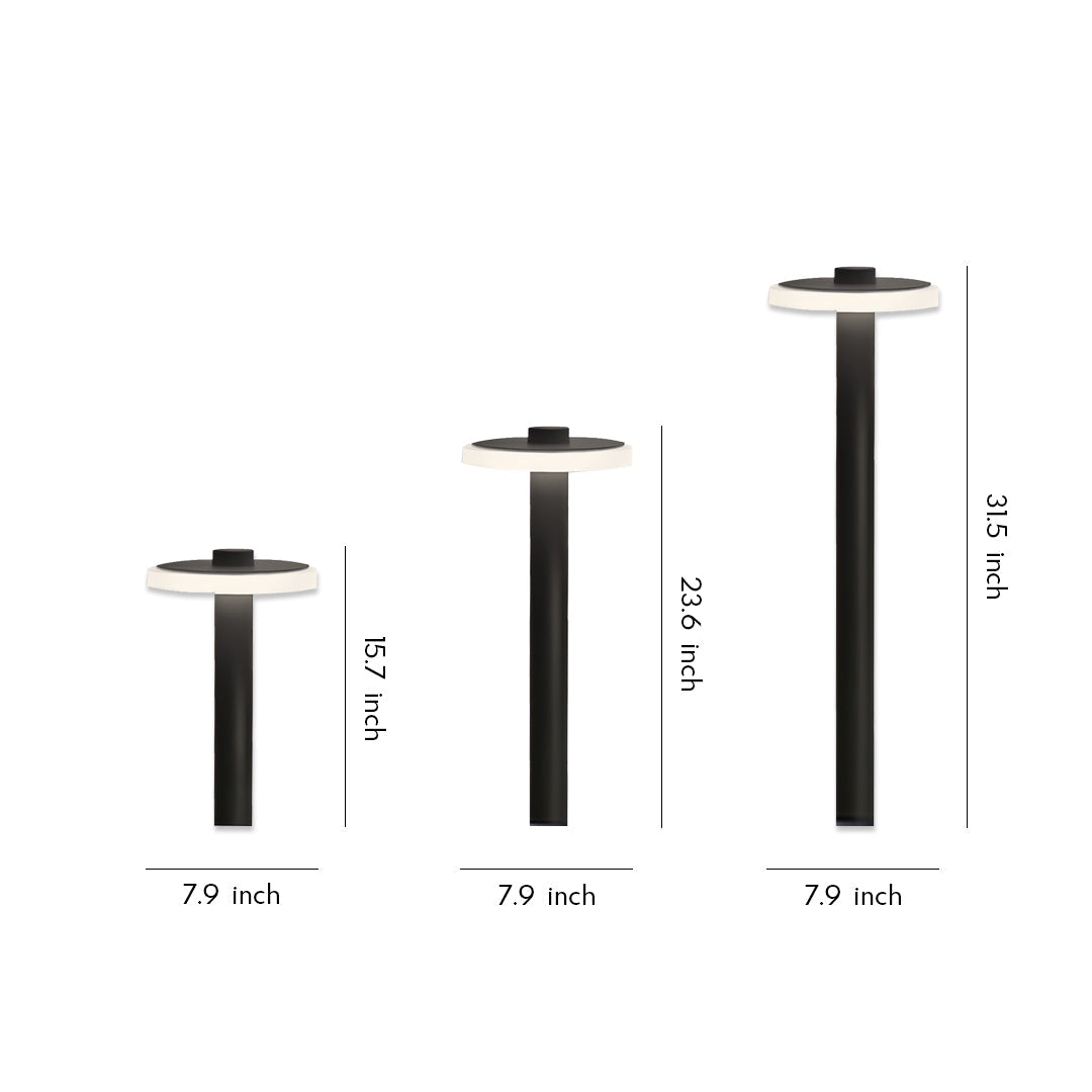 Battery-Powered Minimalist Outdoor Path Light