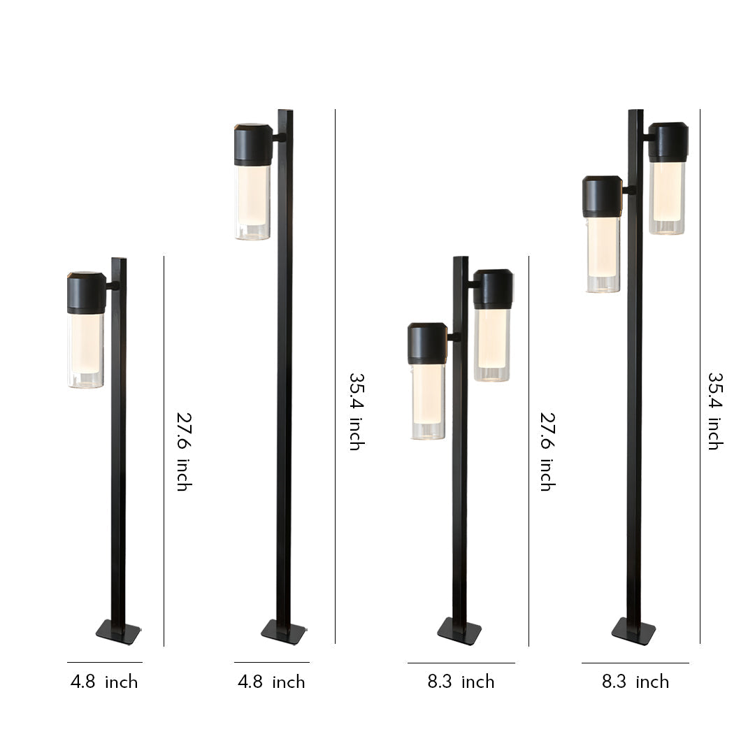 Glass Outdoor Garden Path Light
