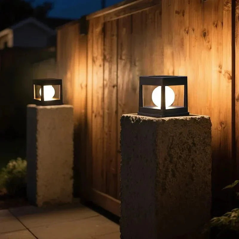 Solar Path Post Light