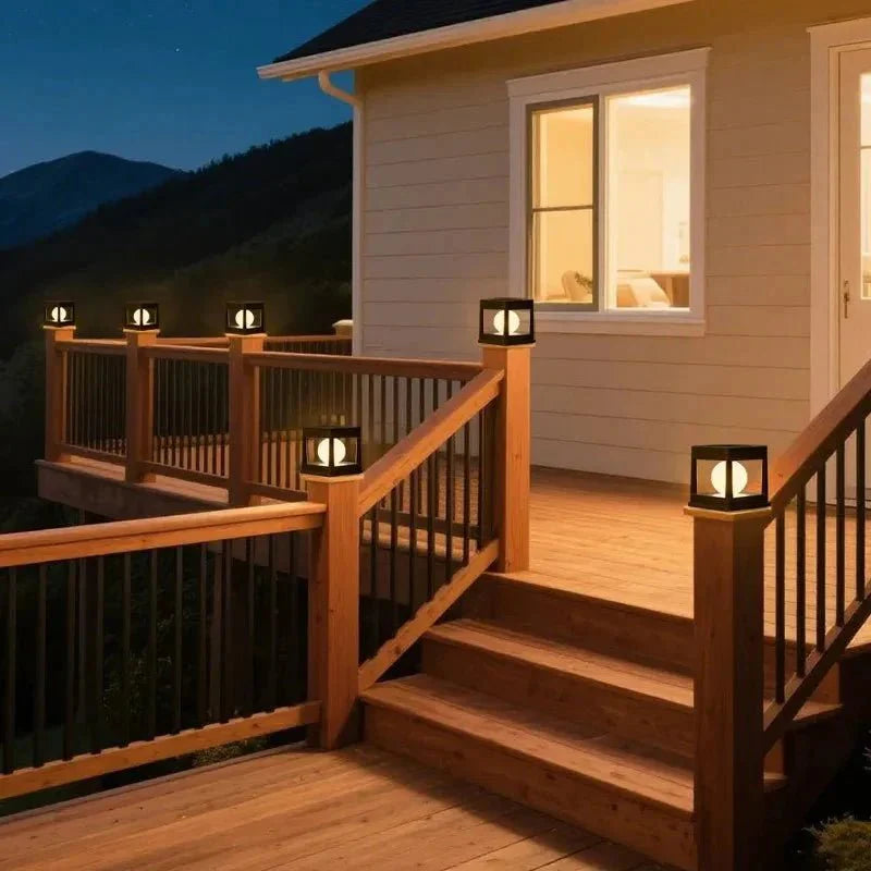 Solar Path Post Light