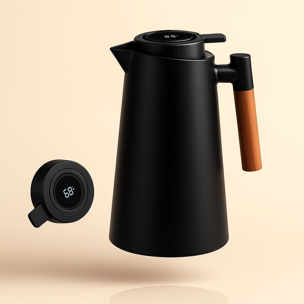 Insulated Carafe with Temperature Display