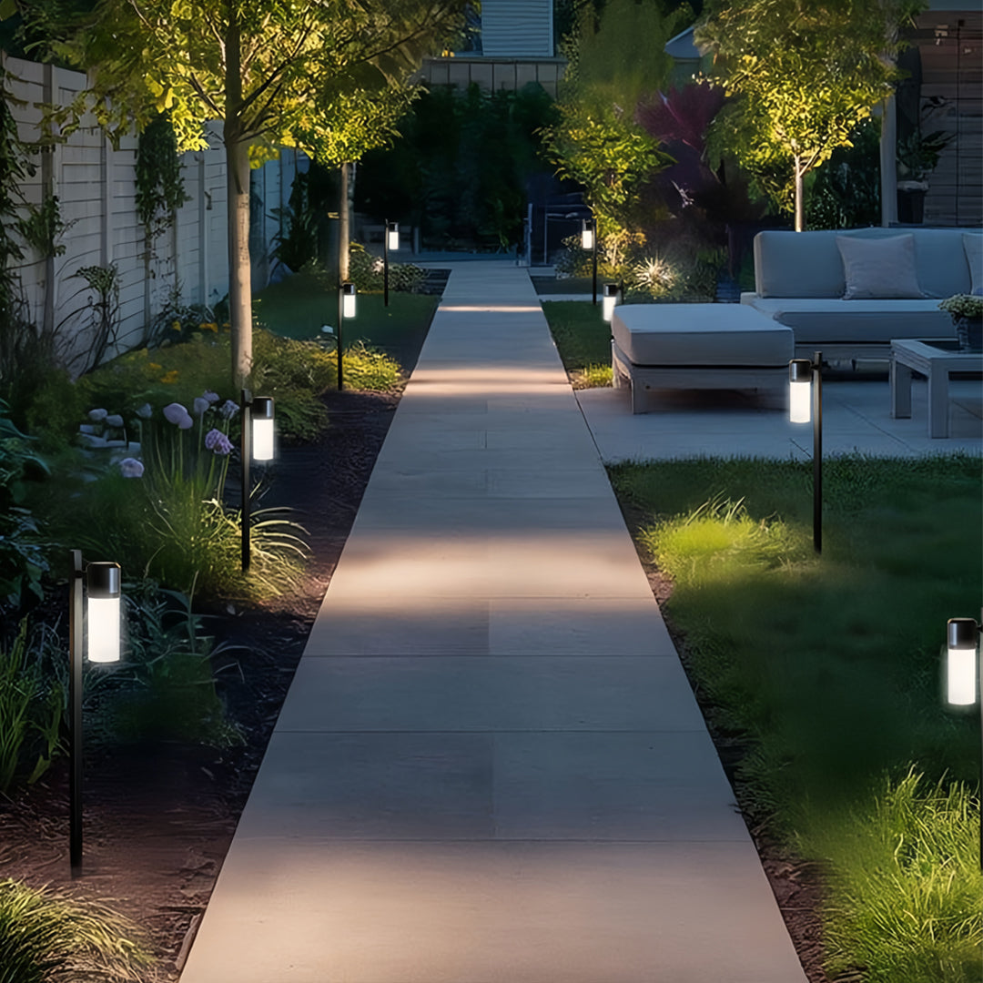 Glass Outdoor Garden Path Light