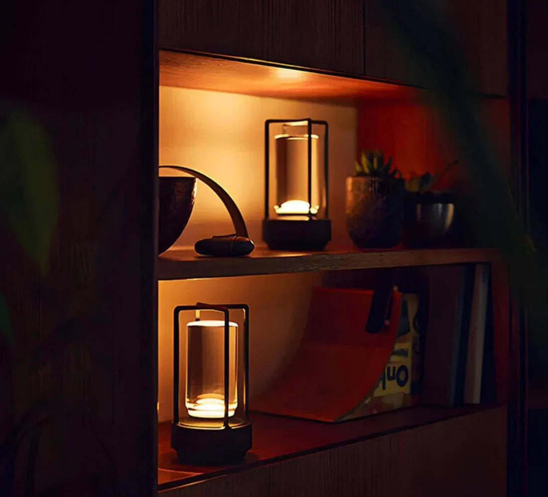 Portable Crystal Lantern Lamp