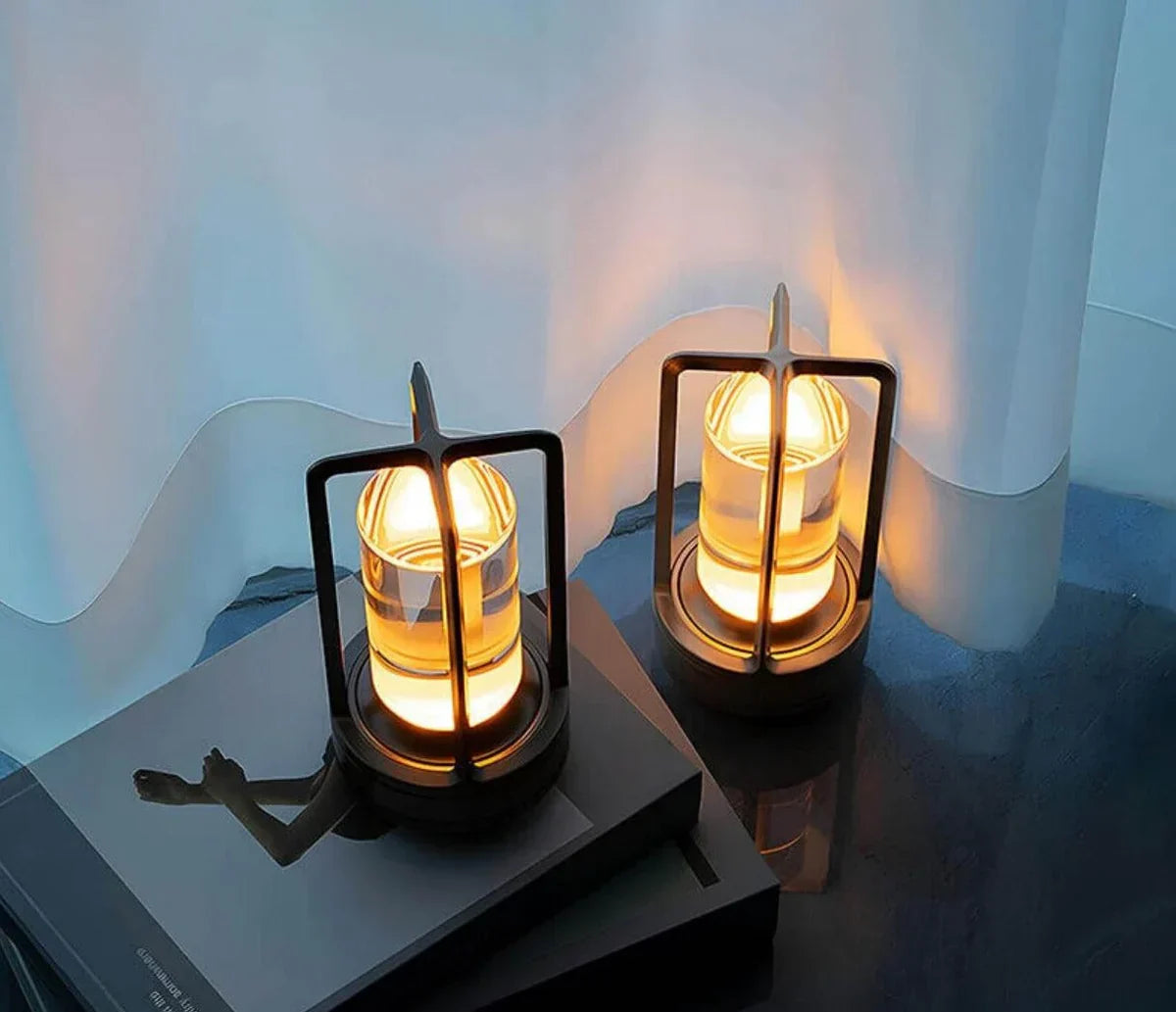 Portable Crystal Lantern Lamp