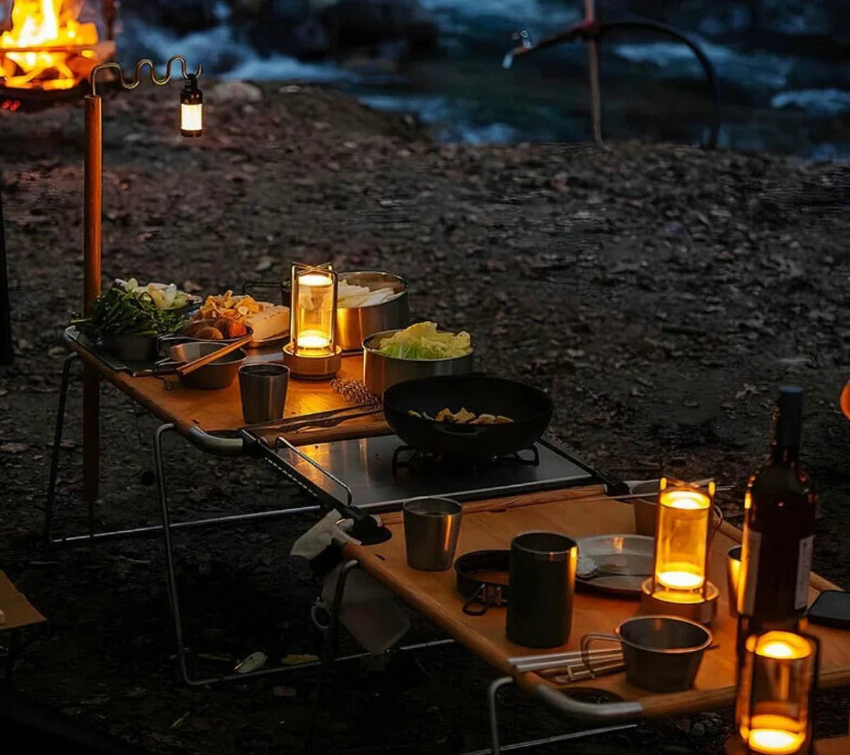Portable Crystal Lantern Lamp