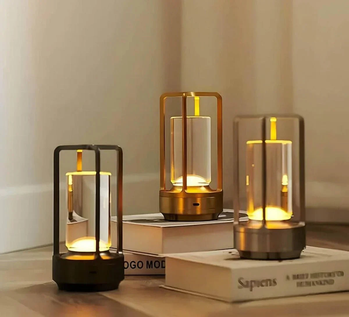 Portable Crystal Lantern Lamp