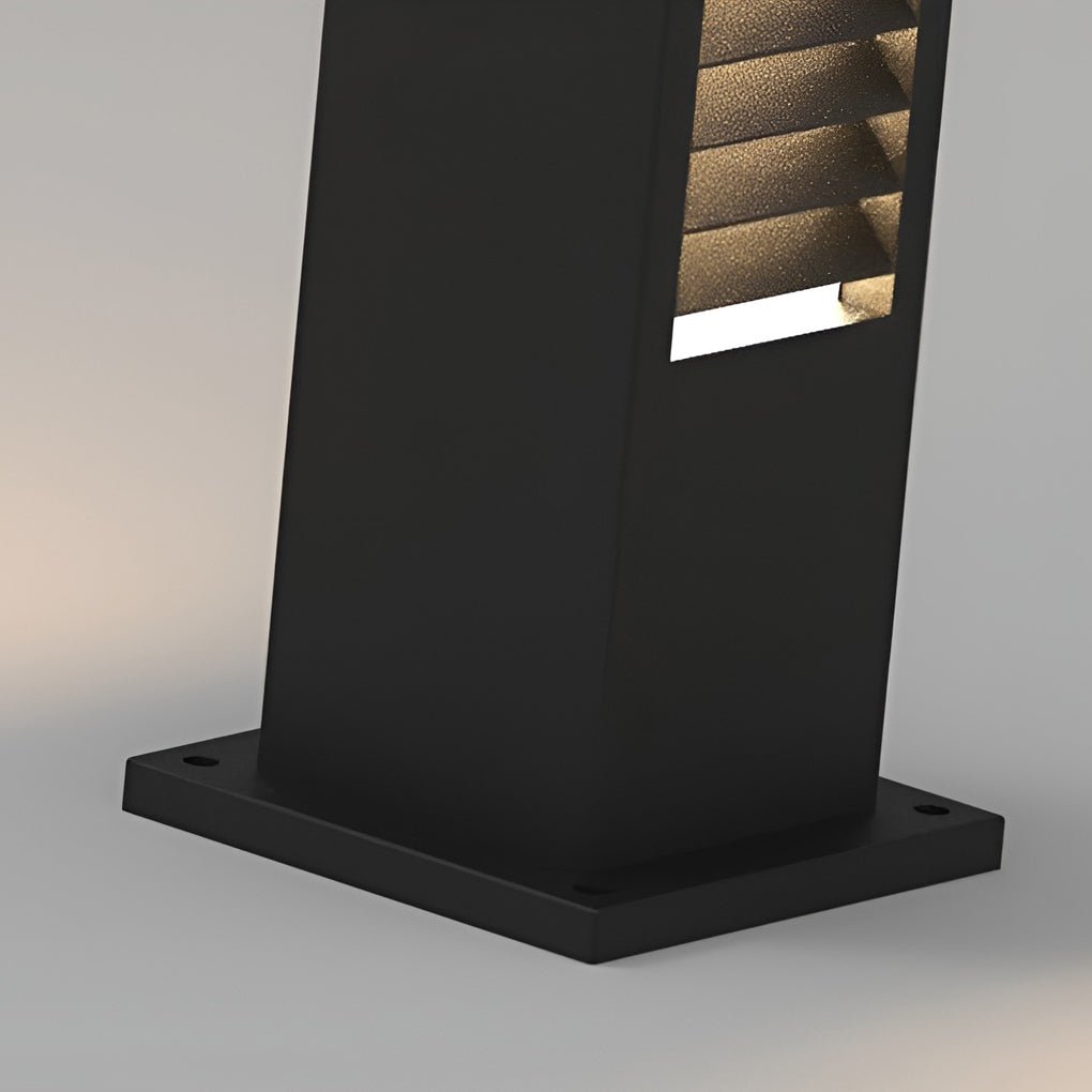 Louver Path Bollard Light