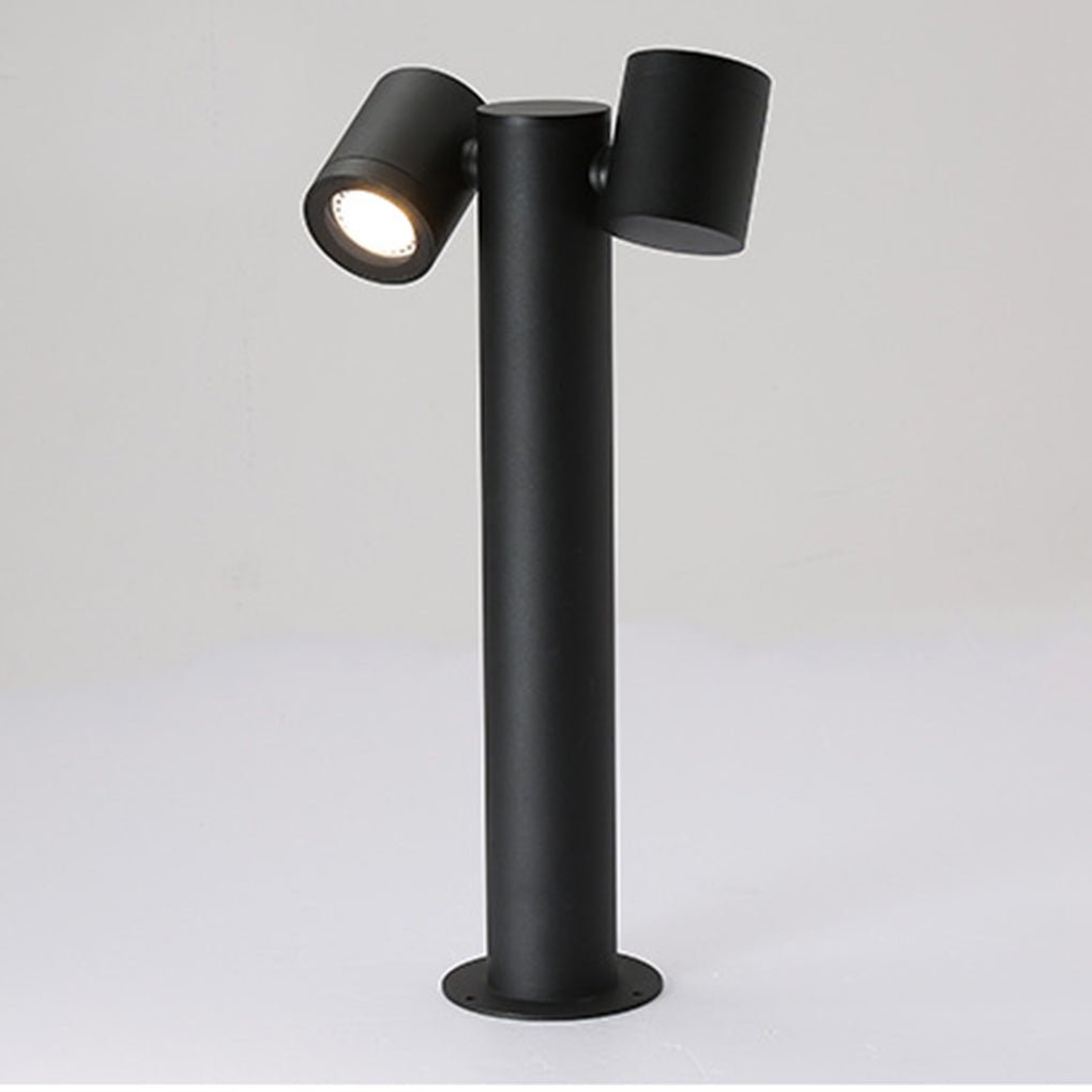 Dual Head Adjustable Bollard Light