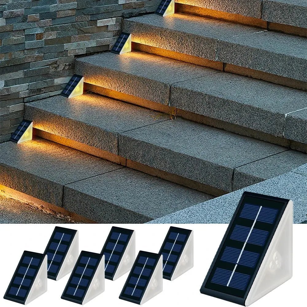 Solar Pathway Step Light Set