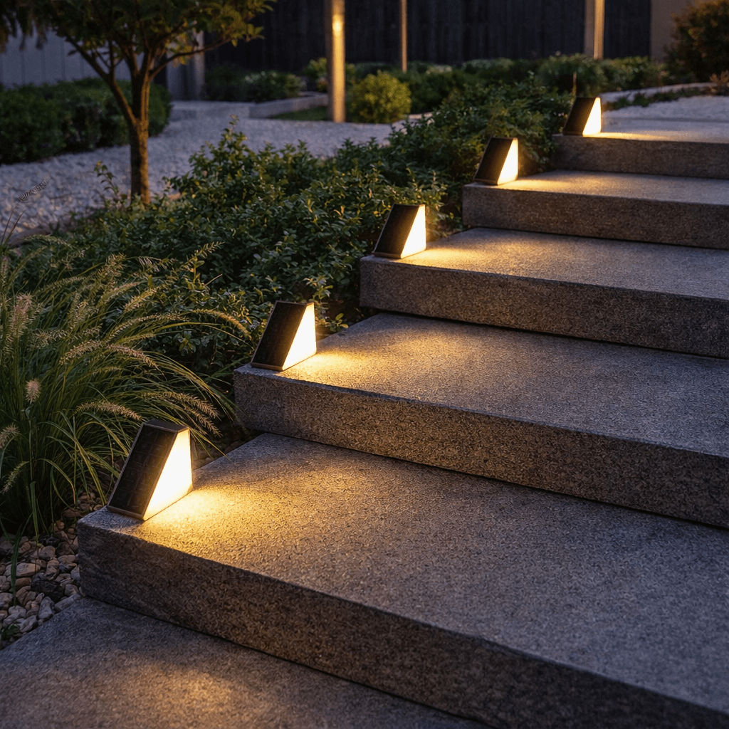 Solar Pathway Step Light Set